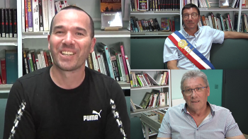 Mag 15 juin 2022 - Inauguration de la bibliothèque de Sévelinges (Ludovic Rambaud - Dominique Palluet - Roger Nony)