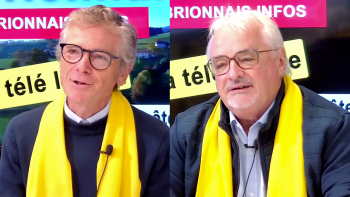 Mag 1er octobre 2024 - Christian Bas et Jean-Marc Edenwald (Coordinateurs AFM Téléthon Charlieu)