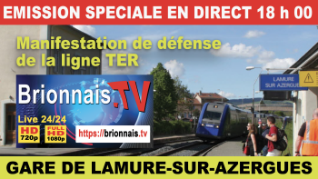 6 novembre 2024 - Manifestation de défense ligne TER Paray-Lyon (Lamure-sur-Azergues)