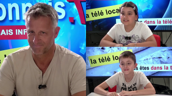 Mag 10 août 2025 - Pascal Raach, Zoé et Angelo (écoliers de Belvaux en séjour à Chauffailles)