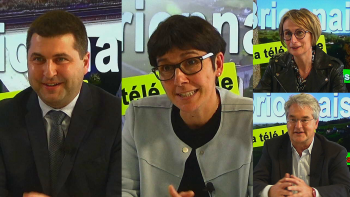 Mag 4 mai 2021 - Arnaud Dury et Cécile Martelin, et leurs remplaçants, candidats au Conseil Départemental