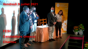 Fédération Européenne des Sites Clunisiens : Charlieu déclaration de candidature au patrimoine mondial de l'UNESCO (09-07-2021)