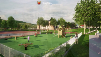 Mag 25 avril 2022 - Le futur parc du chateau de Chauffailles (Stéphanie Dumoulin, Jean-Pierre Lacombe et Florent Joyet)